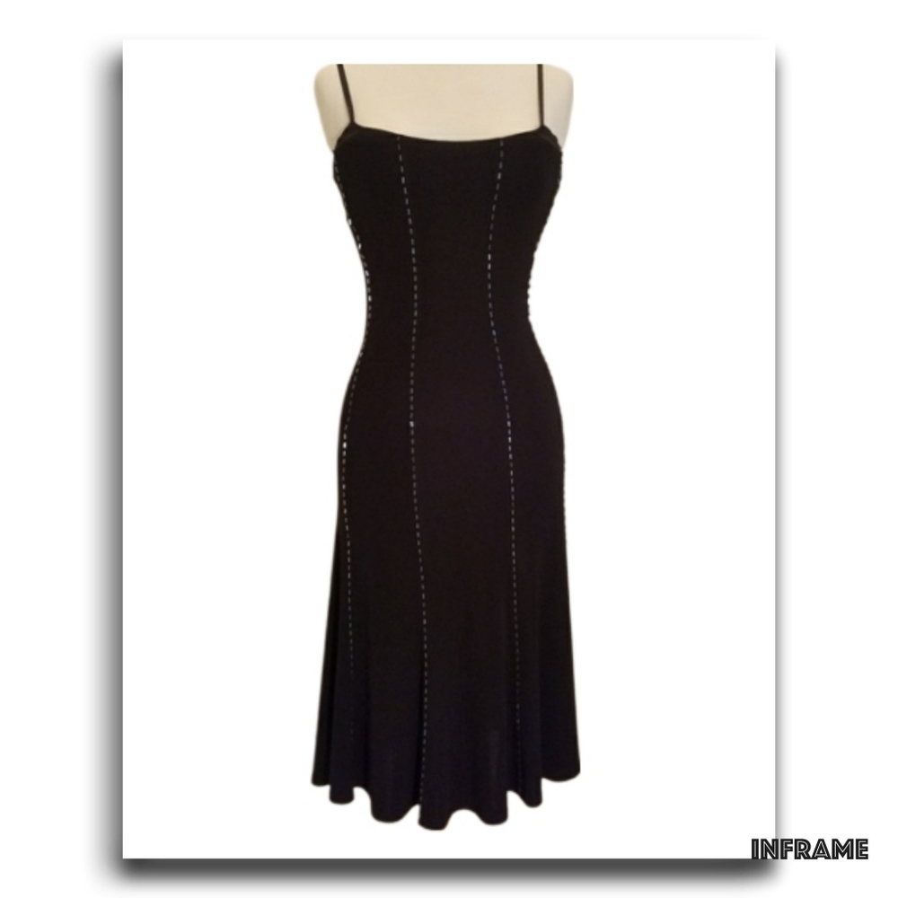 BCBGMaxAzria Beaded Dress with Adjustable Straps - Picture 9 of 16